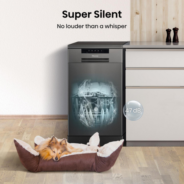 Hisense HS523E15BUK Slimline Dishwasher 10 Place Settings