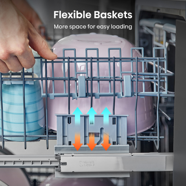 Hisense HS642D90WUK Dishwasher White 14 Place Settings