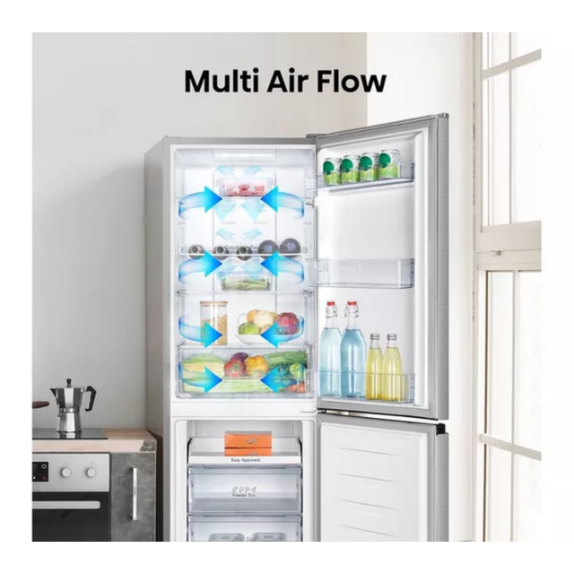 Hisense RB327N4BCE 256L No Frost Fridge Freezer SS