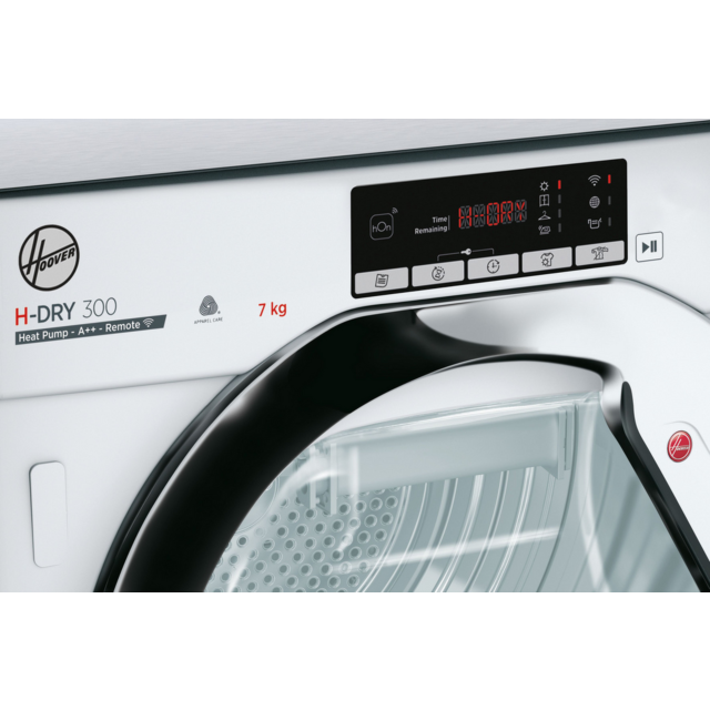 Hoover BATD H7A2TCE-80 7kg Built-In Heat Pump Dryer White