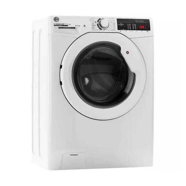 Hoover H3D 496TE H-Wash 300, 9+6kg 1400rpm Washer Dryer, White, NFC