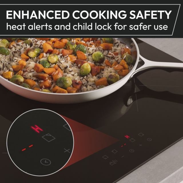 Hoover HIF84DCS 80cm Induction Smart Hob Black