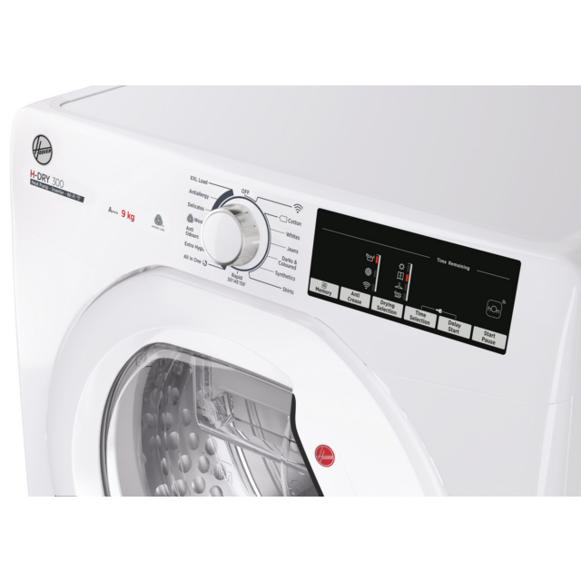 Hoover HLE H9A3TE-80 9kg Heat Pump Tumble Dryer White