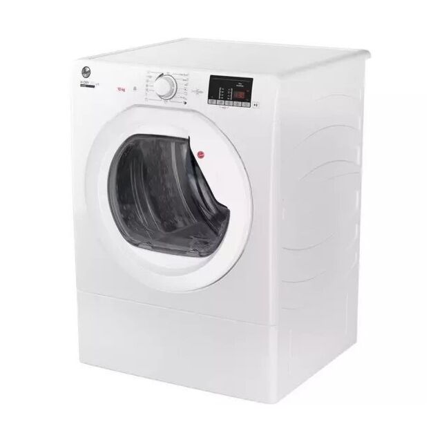 Hoover HLE V10DG H-Dry 300 10kg Vented Tumble Dryer, White, Digital Display