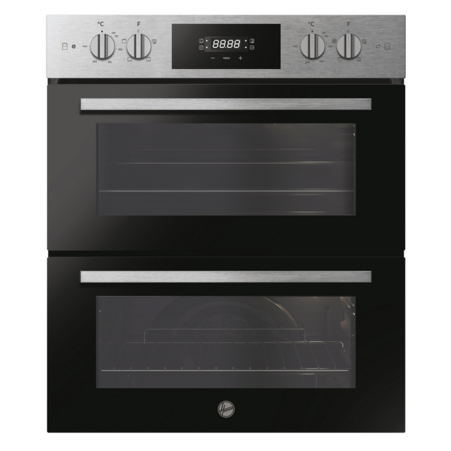 Hoover HO7DC3B308IN 59.5cm Built Under Double Oven Black
