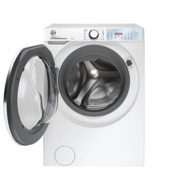 Hoover HWB 411AMC H-Wash 500, 11kg 1400rpm Washing Machine, White, WiFi, 14/30/44 min Rapid, Digital