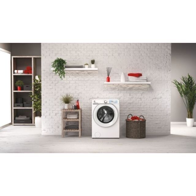 Hoover HWB 411AMC H-Wash 500, 11kg 1400rpm Washing Machine, White, WiFi, 14/30/44 min Rapid, Digital
