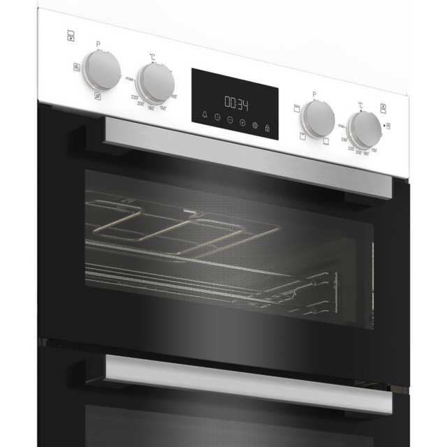 Hotpoint DIH10DW 89cm Electric Built-In Double Oven White