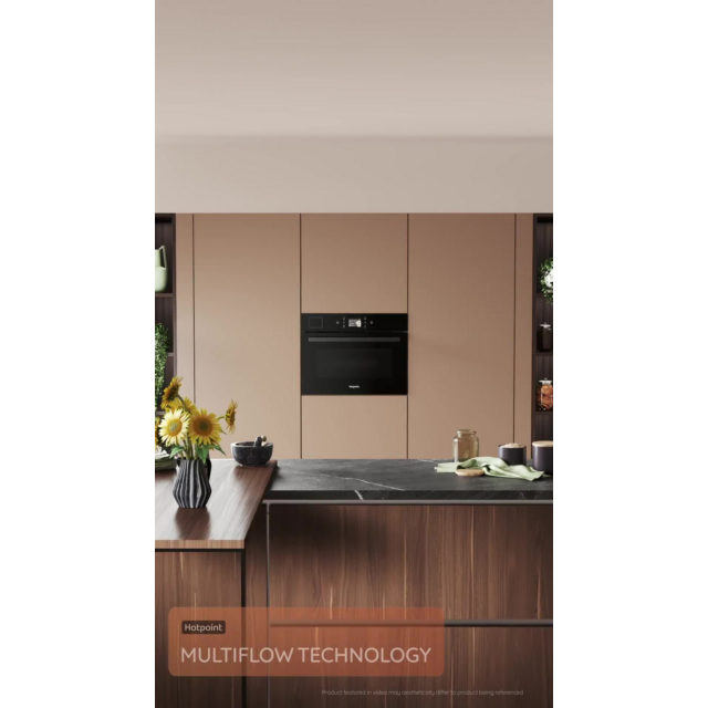 Hotpoint HCW6O7HTSXUK 53L Microwave Oven Black