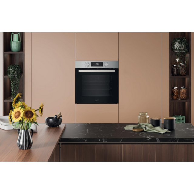 Hotpoint HO278PXUK 60cm Built-In Electric Oven Silver