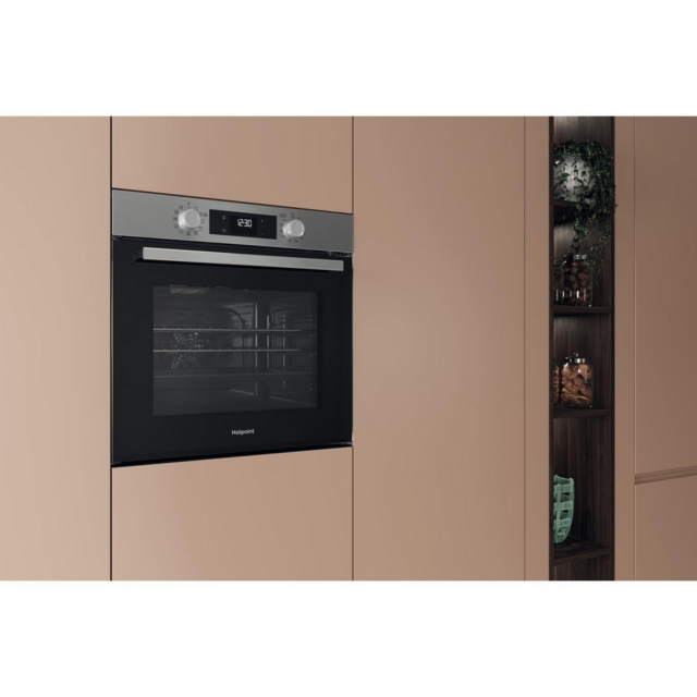 Hotpoint HO278PXUK 60cm Built-In Electric Oven Silver