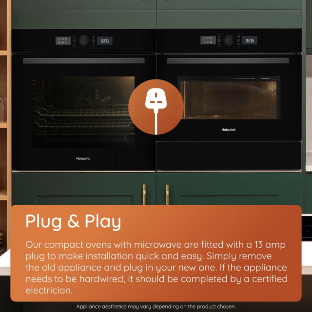Hotpoint HO278PXUK 60cm Built-In Electric Oven Silver