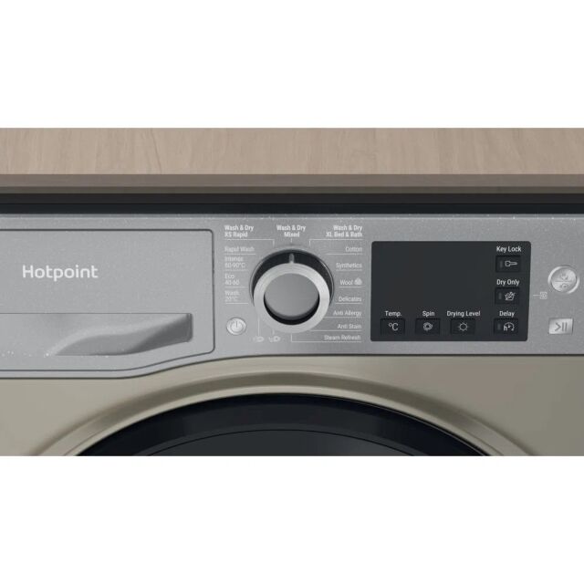 Hotpoint NDB8635GK UK graphite 8+6kg washer dryer - freestanding