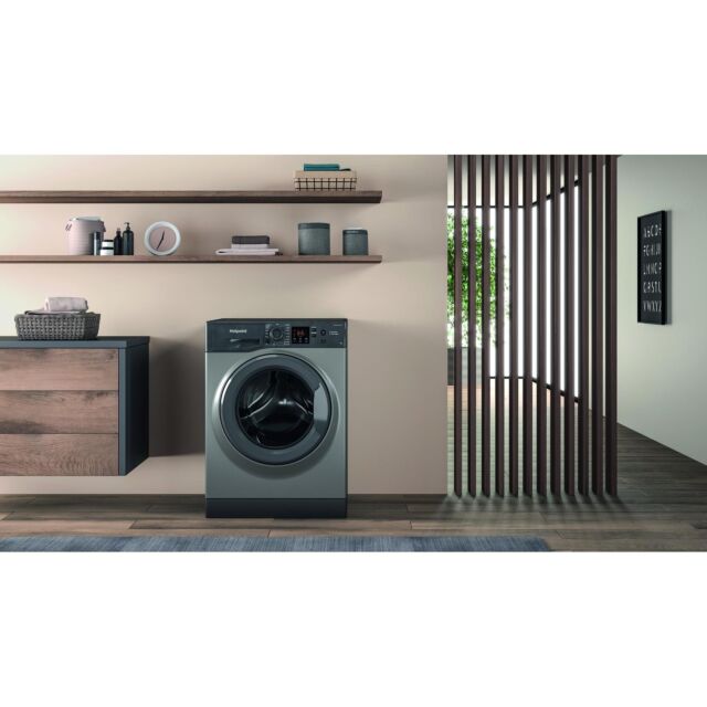 Hotpoint NSWF946GGUK freestanding front loading washing machine