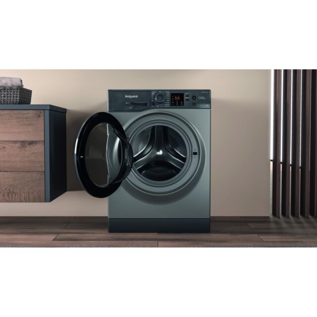 Hotpoint NSWF946GGUK freestanding front loading washing machine