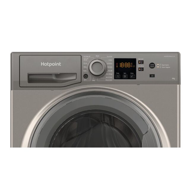 Hotpoint NSWF946GGUK freestanding front loading washing machine