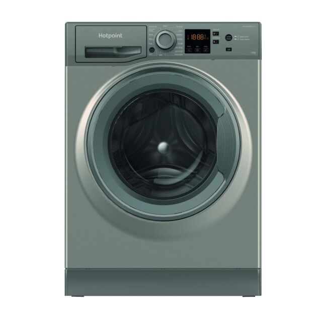 Hotpoint NSWM1046GGUK freestanding front loading washing machine