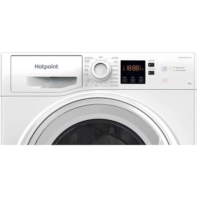 Hotpoint NSWM864CWUKN 8kg 1600 Spin Washing Machine - White