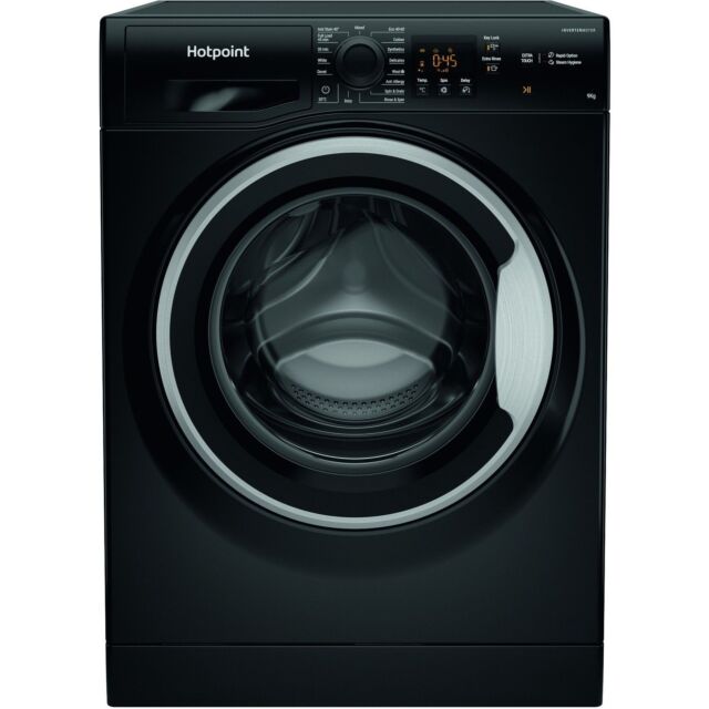 Hotpoint NSWM965CBSUKN freestanding front loading washing machine