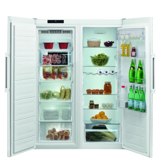 Hotpoint UH6F2CW freestanding upright freezer: white