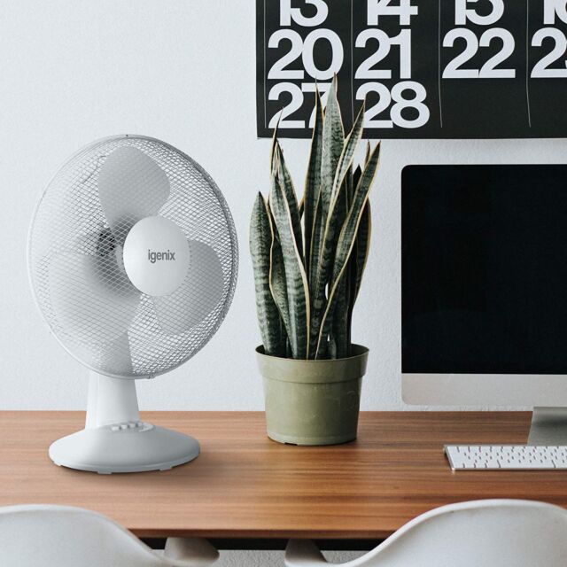 igenix DF1610 16 Inch Desk Fan White