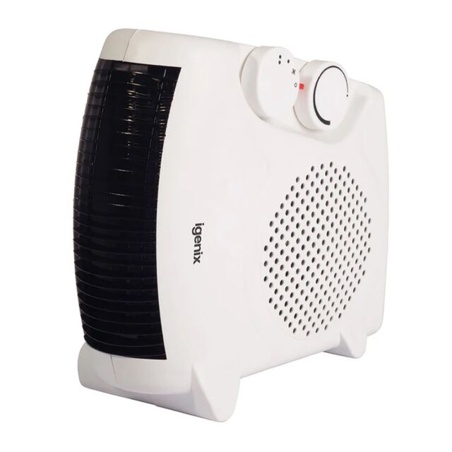 igenix IG9010 Igenix 2000W Fan Heater - Flat Or Upright