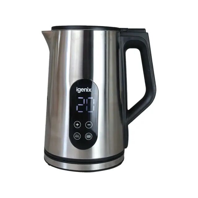 igenix IGK01550SS 1.5L Digital Jug Kettle Stainless Steel