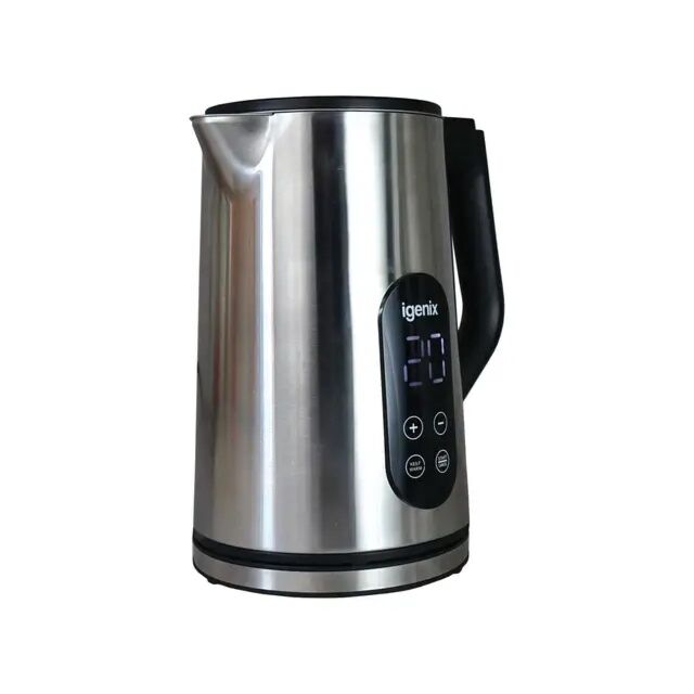 igenix IGK01550SS 1.5L Digital Jug Kettle Stainless Steel