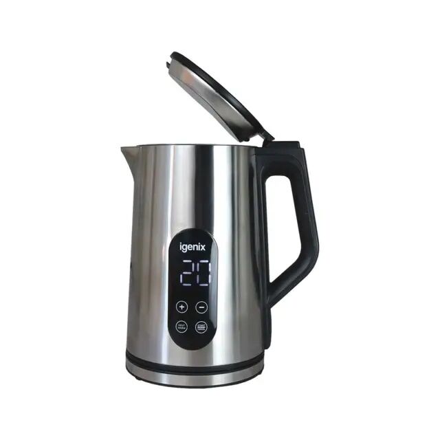 igenix IGK01550SS 1.5L Digital Jug Kettle Stainless Steel