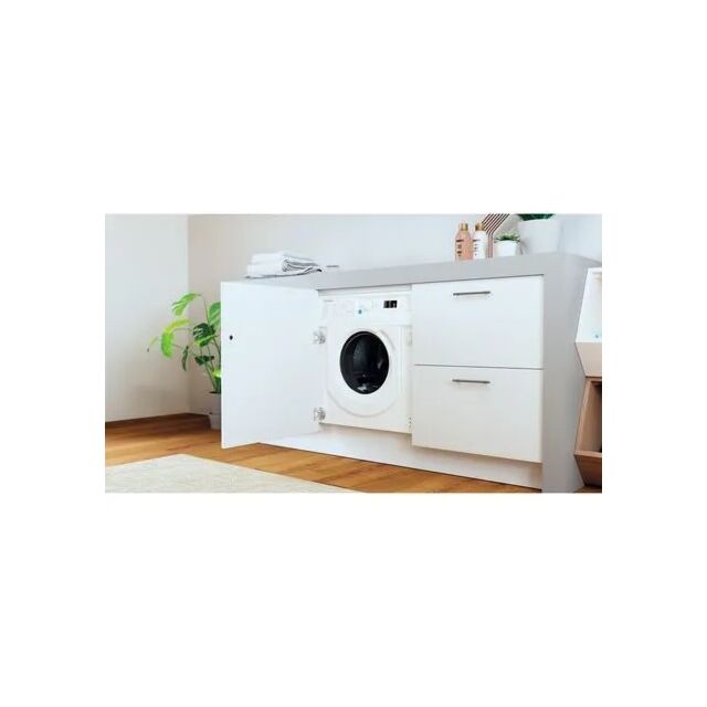 Indesit BIWDIL75125UKN 7kg/5kg 1200 Spin Integrated Washer Dryer - White