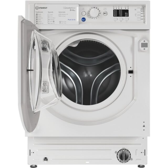 Indesit BIWDIL861485 Integrated washer dryer: 8,0kg - BI WDIL 861485 UK