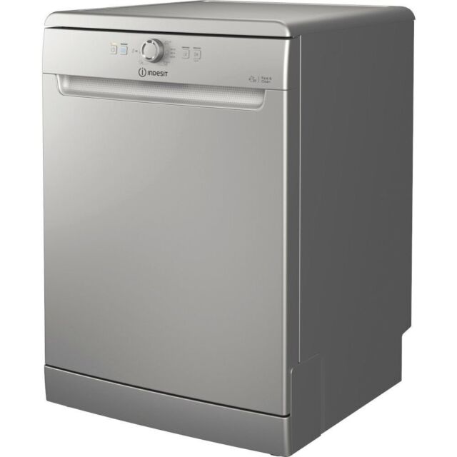 Indesit D2FHK26S Dishwasher: full size, silver colour - D2F HK26 S UK