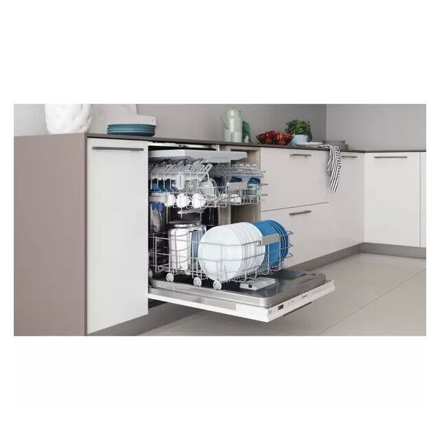 Indesit DIO3T131FEUK Integrated dishwasher: full size, white colour - DIO 3T131 FE UK