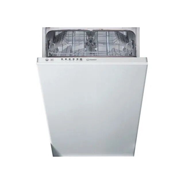 Indesit DSIE2B10UKN Built-In Slimline Dishwasher