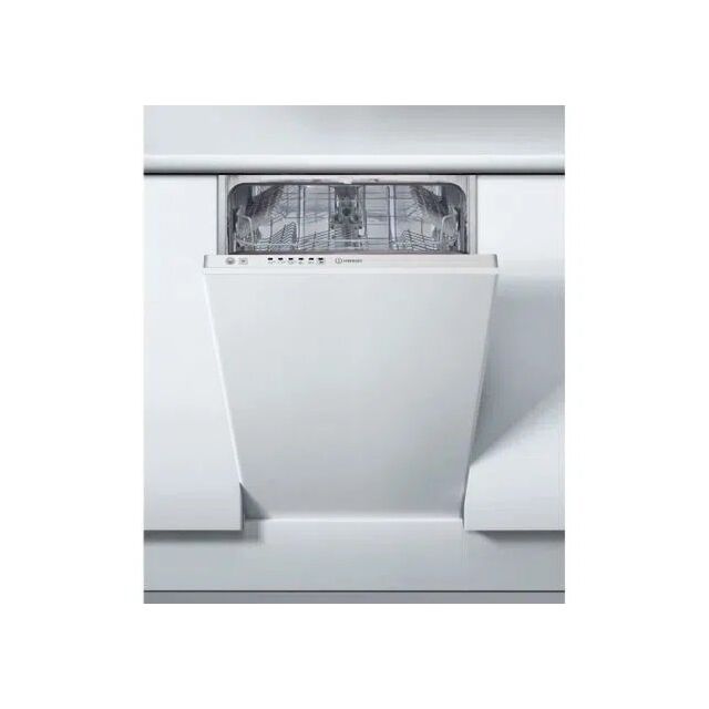 Indesit DSIE2B10UKN Built-In Slimline Dishwasher