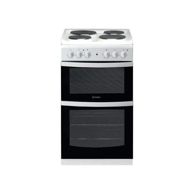 Indesit ID5E92KMW Electric freestanding double cooker: 50cm - ID5E92KMW/UK