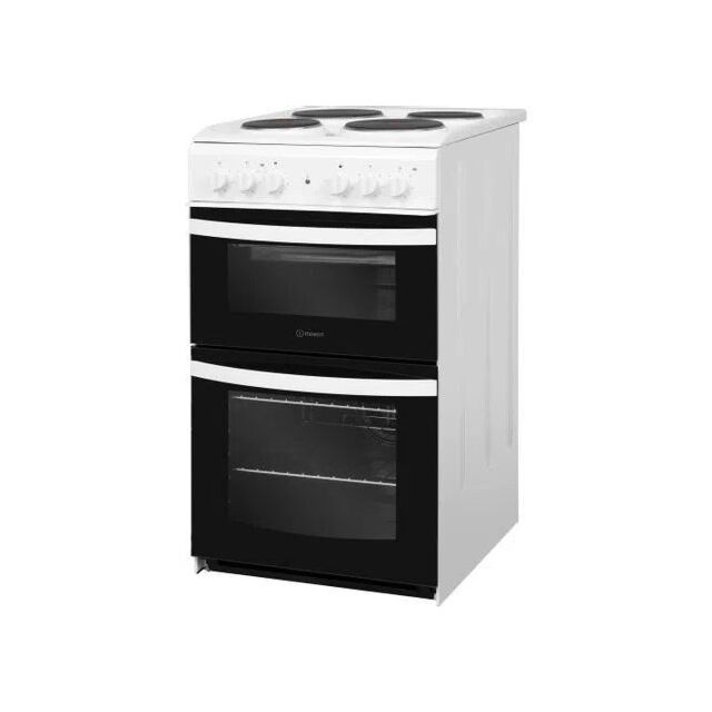 Indesit ID5E92KMW Electric freestanding double cooker: 50cm - ID5E92KMW/UK