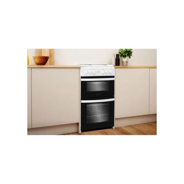 Indesit ID5E92KMW Electric freestanding double cooker: 50cm - ID5E92KMW/UK