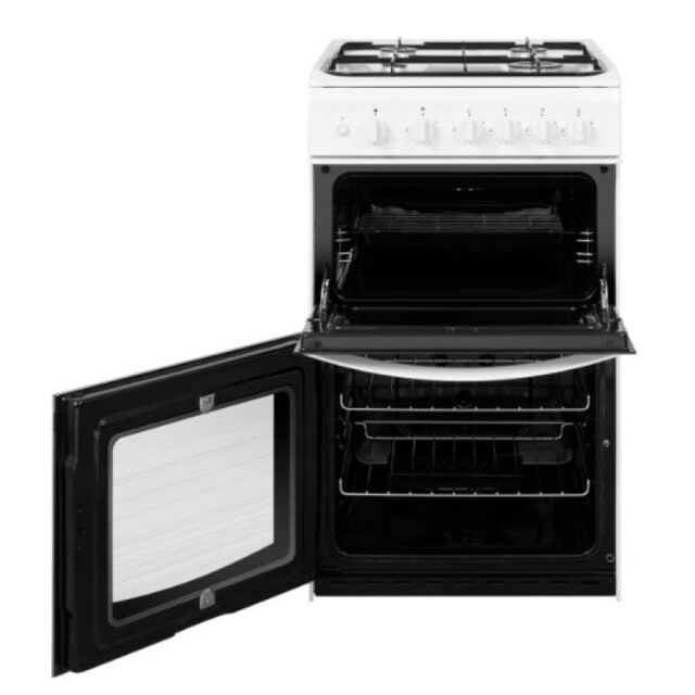 Indesit ID5G00KMW Gas freestanding double cooker: 50cm - ID5G00KMW/UK