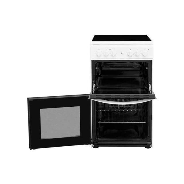 Indesit ID5V92KMW Electric freestanding double cooker: 50cm - ID5V92KMW/UK