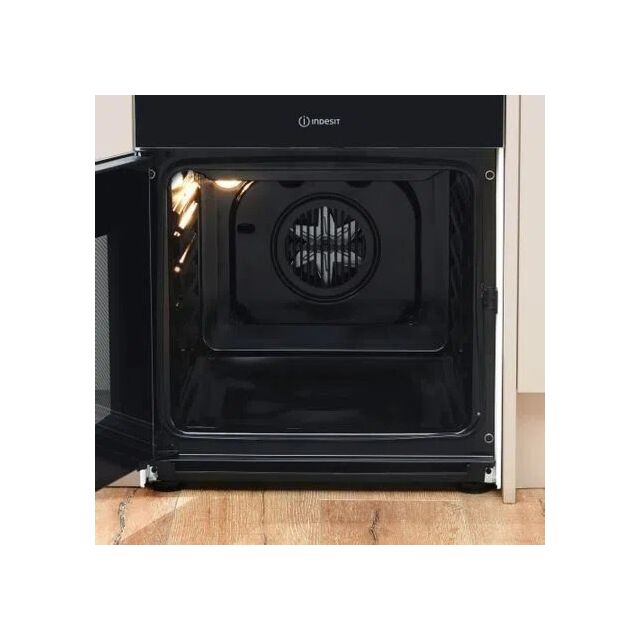 Indesit ID5V92KMW Electric freestanding double cooker: 50cm - ID5V92KMW/UK