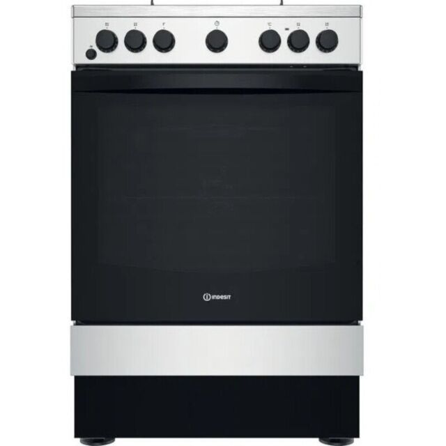 Indesit IS67G5PHX /UK Dual fuel 60cm freestanding cooker