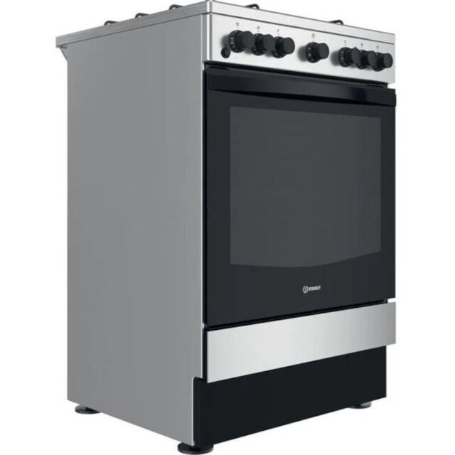Indesit IS67G5PHX /UK Dual fuel 60cm freestanding cooker