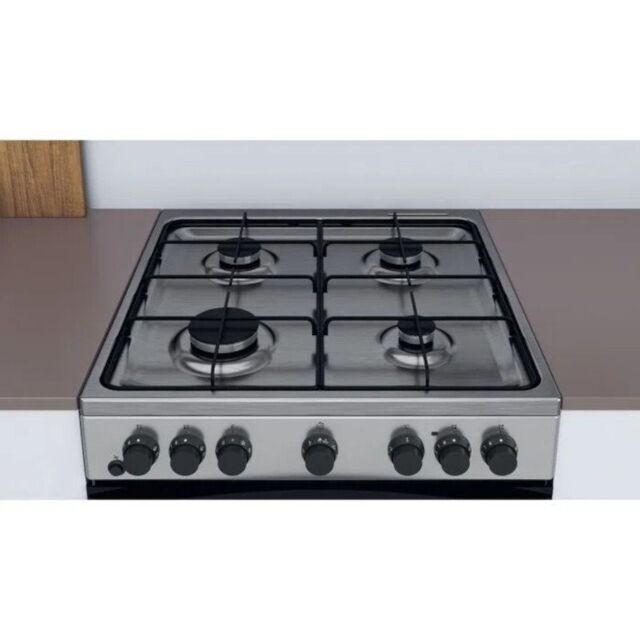 Indesit IS67G5PHX /UK Dual fuel 60cm freestanding cooker