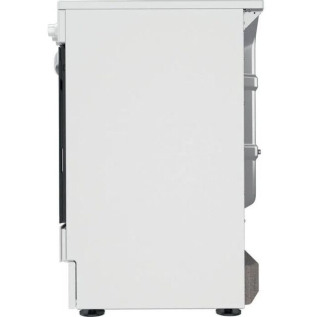 Indesit IS67V5KHW 60cm Single Oven Electric Cooker with Ceramic Hob - White