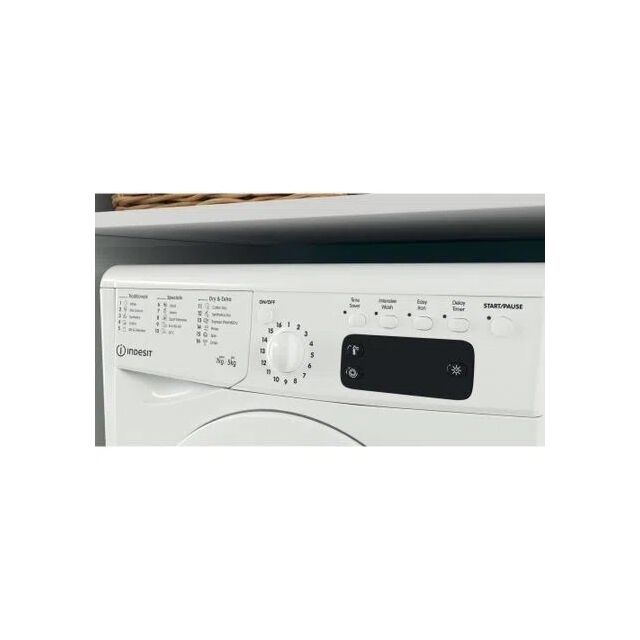 Indesit IWDD75145SUKN Freestanding washer dryer: 7,0kg - IWDD 75145 S UK N