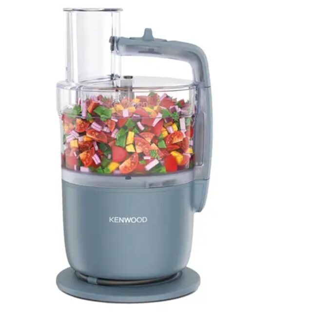 Kenwood FDP22.130GY 650W 1.3L MultiPro Go Super Compact Food Processor Grey