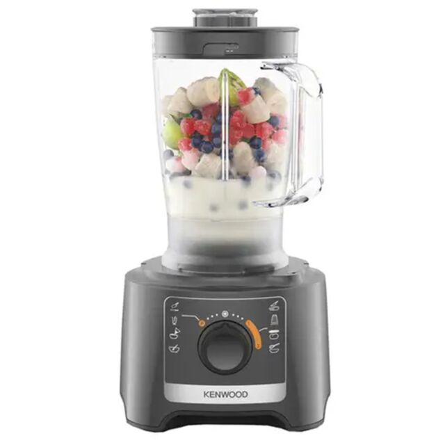 Kenwood FDP31.170GY 800W MultiPro 2-in-1 Compact Food Processor + Blender Grey