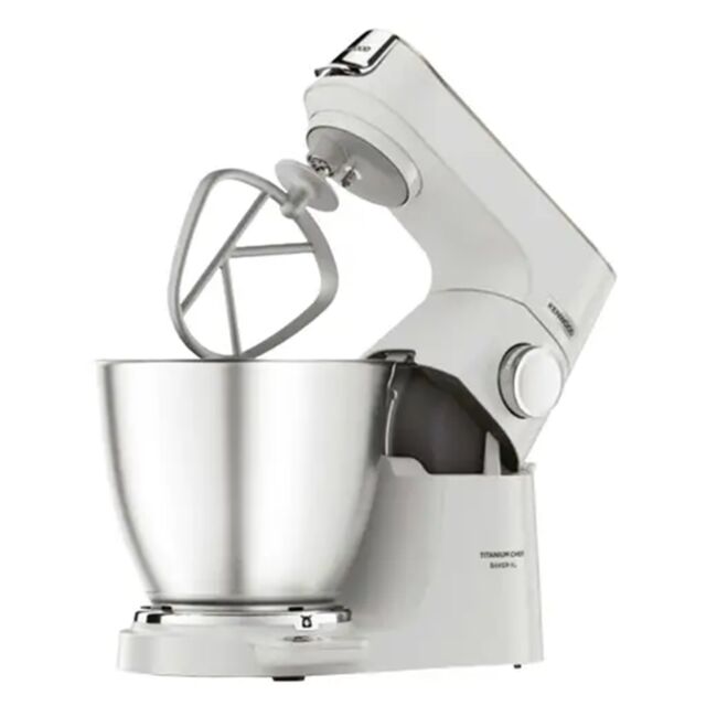 Kenwood KVL65.001WH 7L Chef Baker XL Stand Mixer White