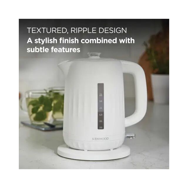 Kenwood ZJP06.000WH Ripple Midnight Pure White Kettle